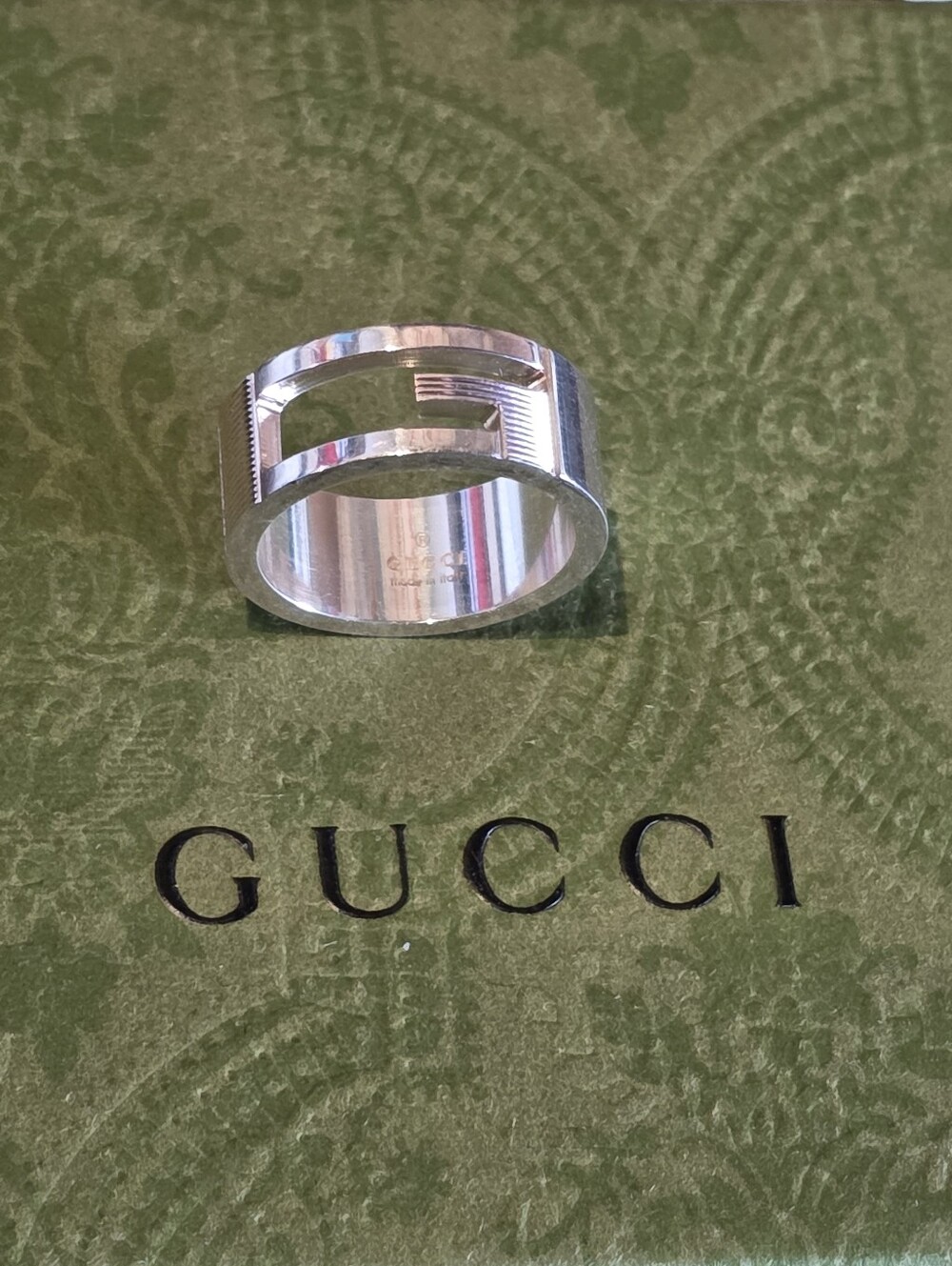 Brand New Gucci Ring Size 13 (Us Size 6.5) Unisex Retails $295